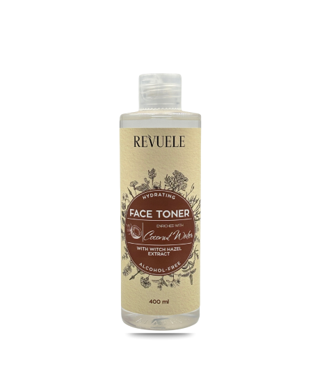 تونر الوجه المرطب ريفيول بجوز الهند والبندق – Revuele Hydrating Face Toner with Coconut Water & Witch Hazel